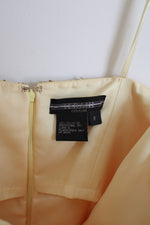 Terani Couture Yellow Orange Ombre Sequined Fringe Dress | 8