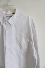 NEW Amazon Essentials White Cotton Button Down Shirt | XL