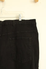 John Blair Black Relaxed Fit Jeans | 42x32