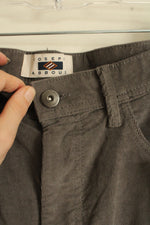 Joseph Abboud Gray Corduroy Straight Leg Pants | 30x30