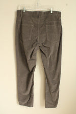Joseph Abboud Gray Corduroy Straight Leg Pants | 30x30