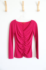 Narciso Rodriguez Pink Gathered Top | XS