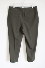 Worthington Olive Green Tapered Trouser Pant | 14