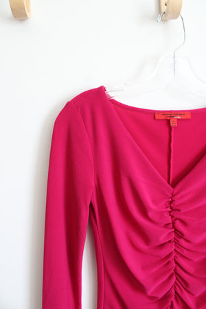 Narciso Rodriguez Pink Gathered Top | XS