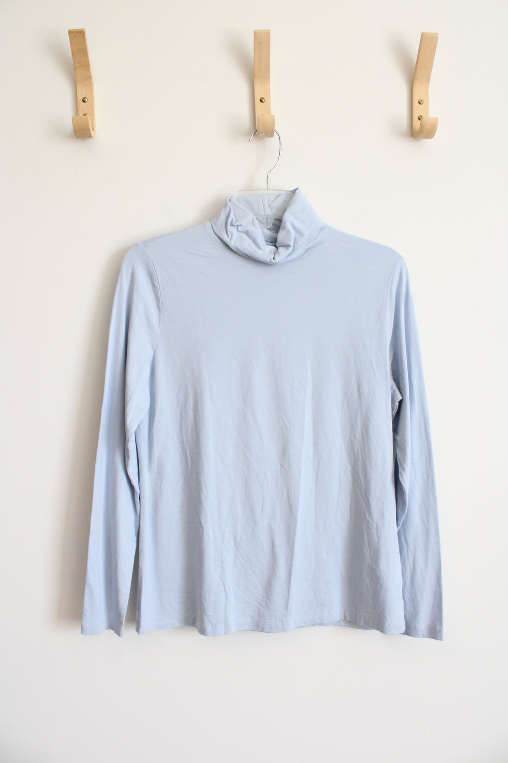 Land's End Shaped Fit Blue Turtleneck | M