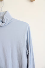 Land's End Shaped Fit Blue Turtleneck | M