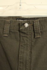 Wrangler Army Green Workwear Carpenter Relaxed Fit Pants | 48x34