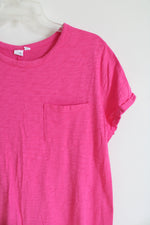 Gap Hot Pink Cotton Pocket Dress | L