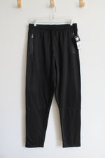 NEW True Essentials Super Soft Fleece Black Sweatpants | M