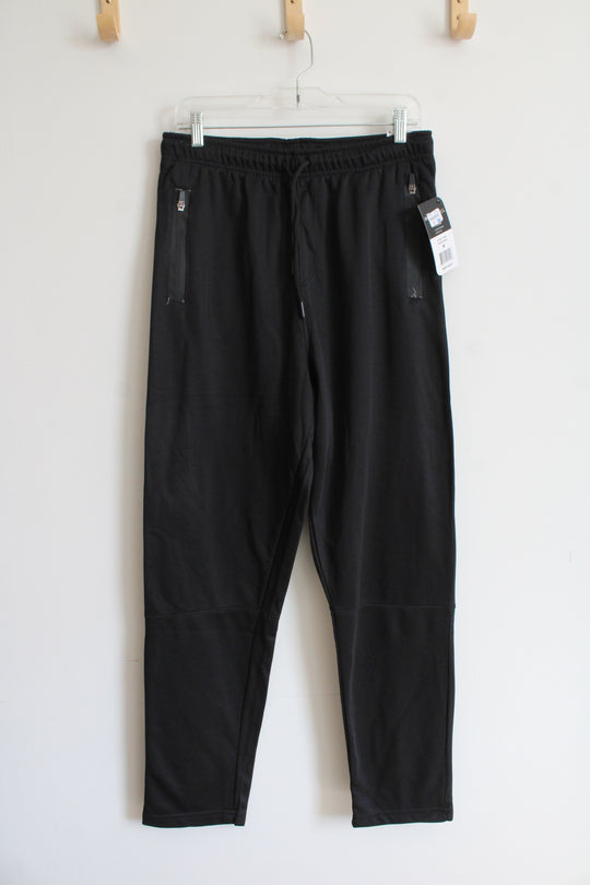NEW True Essentials Super Soft Fleece Black Sweatpants | M