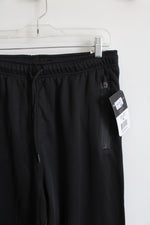 NEW True Essentials Super Soft Fleece Black Sweatpants | M
