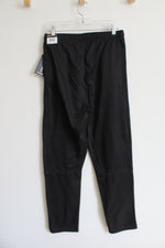 NEW True Essentials Super Soft Fleece Black Sweatpants | M