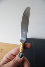 Vintage SBS Solingen Qualitats-Bestecke 24K Gold Silverware Set | 69-Piece Set