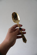 Vintage SBS Solingen Qualitats-Bestecke 24K Gold Silverware Set | 69-Piece Set