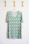 New LuLaRoe Green Patterned Top | M