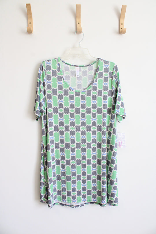 New LuLaRoe Green Patterned Top | M