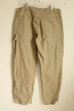 Dickie's Light Tan Workwear Carpenter Relaxed Fit Pants | 36x32