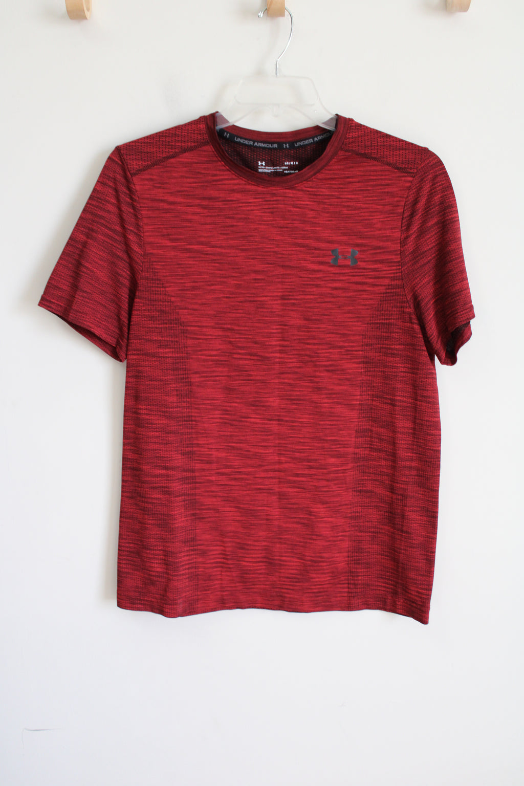 Under Armour Fitted HeatGear Red Shirt | L