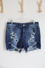 Judy Blue Distressed Shorts | L