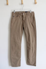 Adriano Goldschmied The Matchbox Slim Straight Brown Pants | 30R