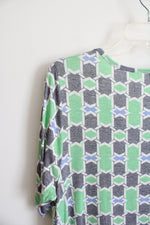 New LuLaRoe Green Patterned Top | M