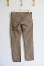 Adriano Goldschmied The Matchbox Slim Straight Brown Pants | 30R
