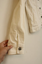 Eddie Bauer White Jean Jacket | S