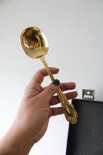 Vintage SBS Solingen Qualitats-Bestecke 24K Gold Silverware Set | 69-Piece Set