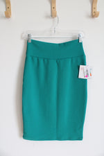 NEW LuLaRoe Teal Cassie Pencil Skirt | XS