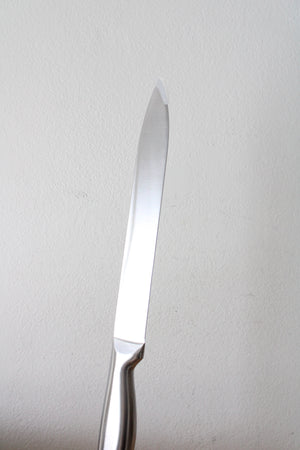 NEW Stainless Steel Meat Carving Knife & Fork Set