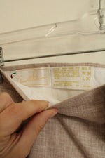 Arnold Palmer Light Tan Pleated Dress Pants | 36x30