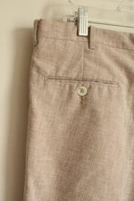 Arnold Palmer Light Tan Pleated Dress Pants | 36x30