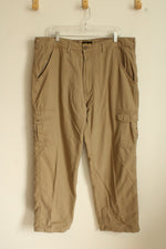 Stanley Tan Cargo Fleece Lined Relaxed Fit Pants | 38x30