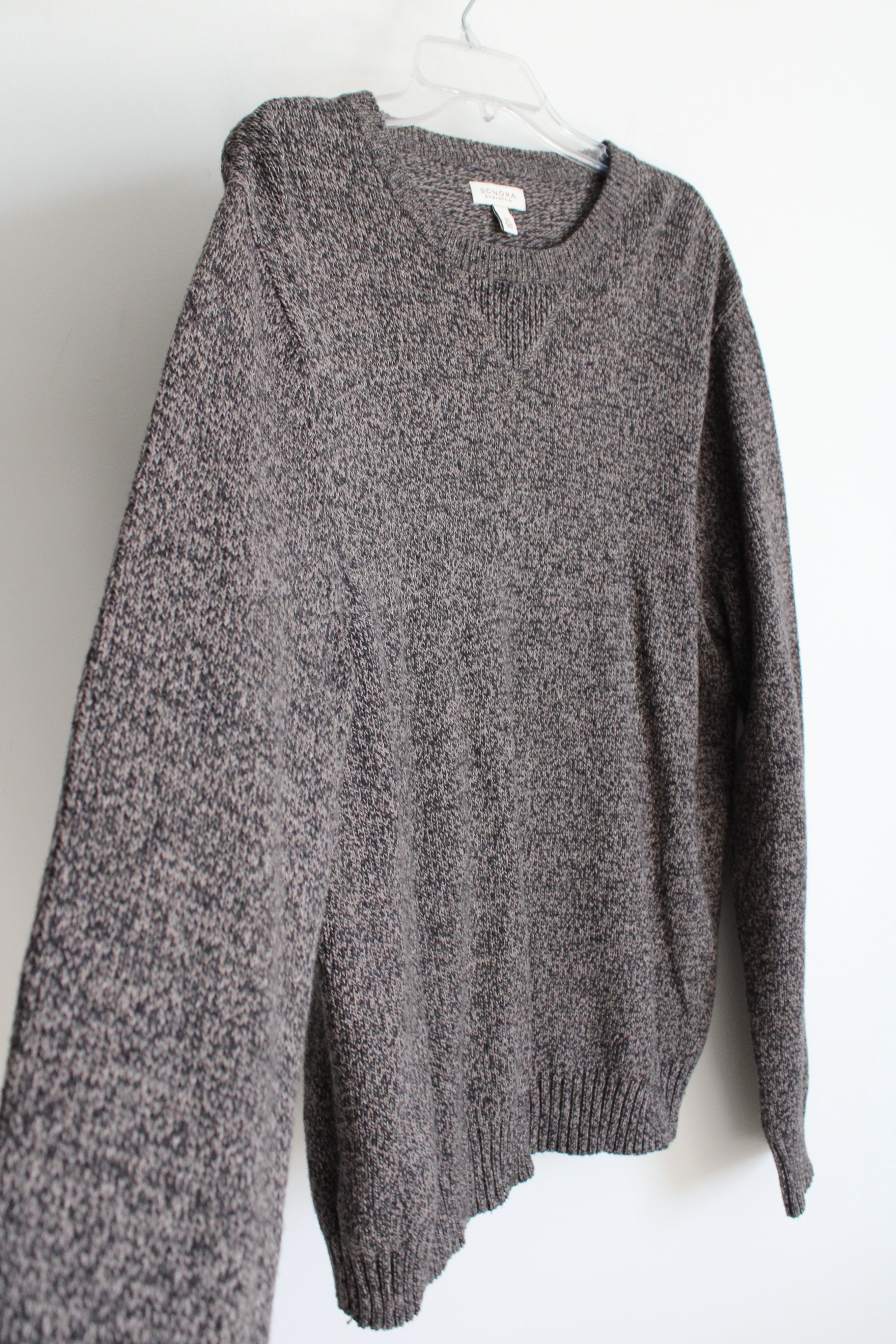 Sonoma Gray Knit Sweater | XL