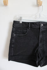 American Eagle Super Hi-Rise Black Shortie Shorts | 14