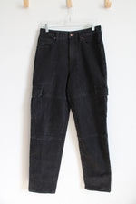 Universal Thread High Rise Black Cargo Jeans | 8R