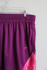 Nike Dri-Fit Purple & Pink Basketball Shorts | 1X