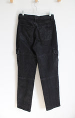 Universal Thread High Rise Black Cargo Jeans | 8R