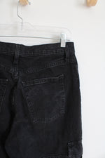 Universal Thread High Rise Black Cargo Jeans | 8R
