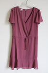 Maurices Dusty Pink Wrap Dress | XS