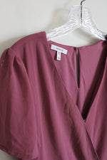 Maurices Dusty Pink Wrap Dress | XS