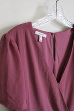 Maurices Dusty Pink Wrap Dress | XS