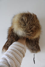 Russian Wolves Fur Trapper Hat