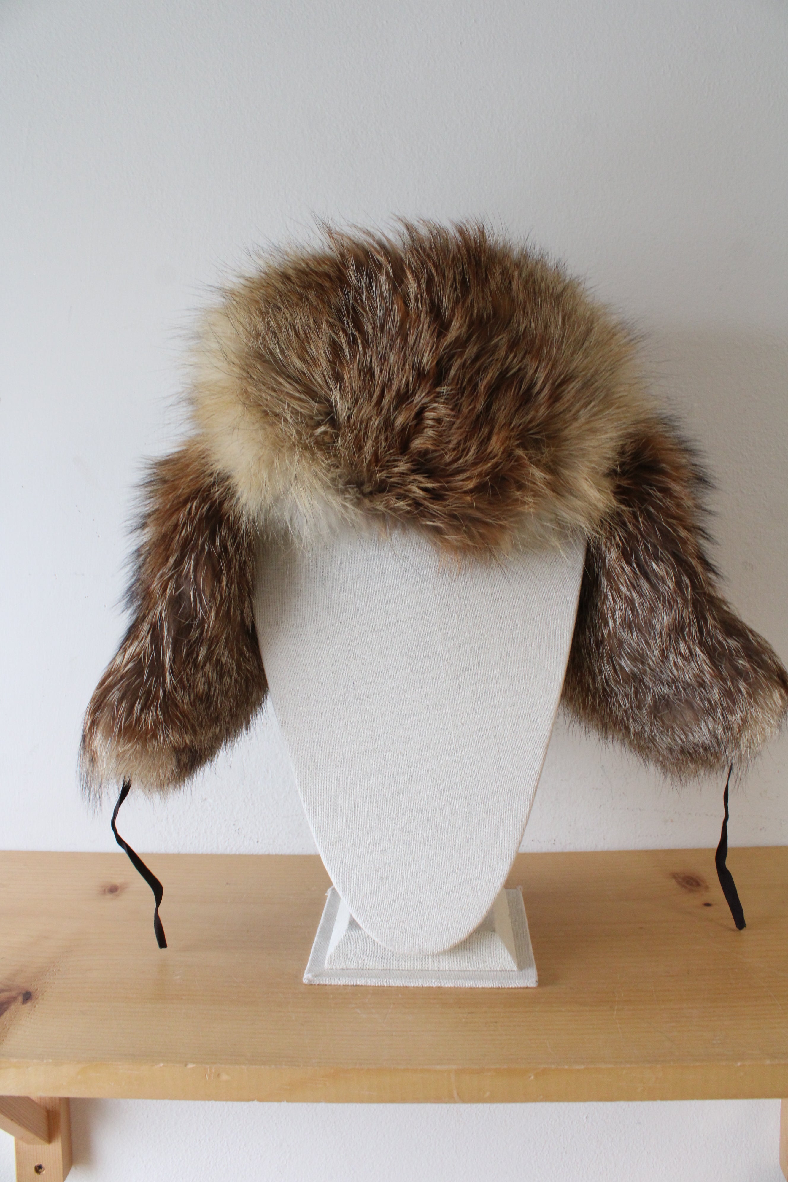 Russian Wolves Fur Trapper Hat