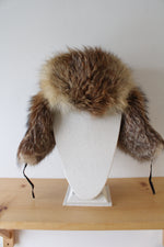 Russian Wolves Fur Trapper Hat