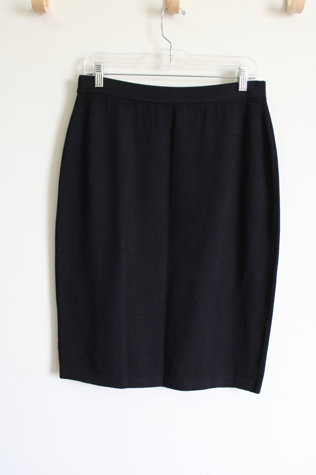 St. John Basics By Marie Gray Black Knit Skirt | 12