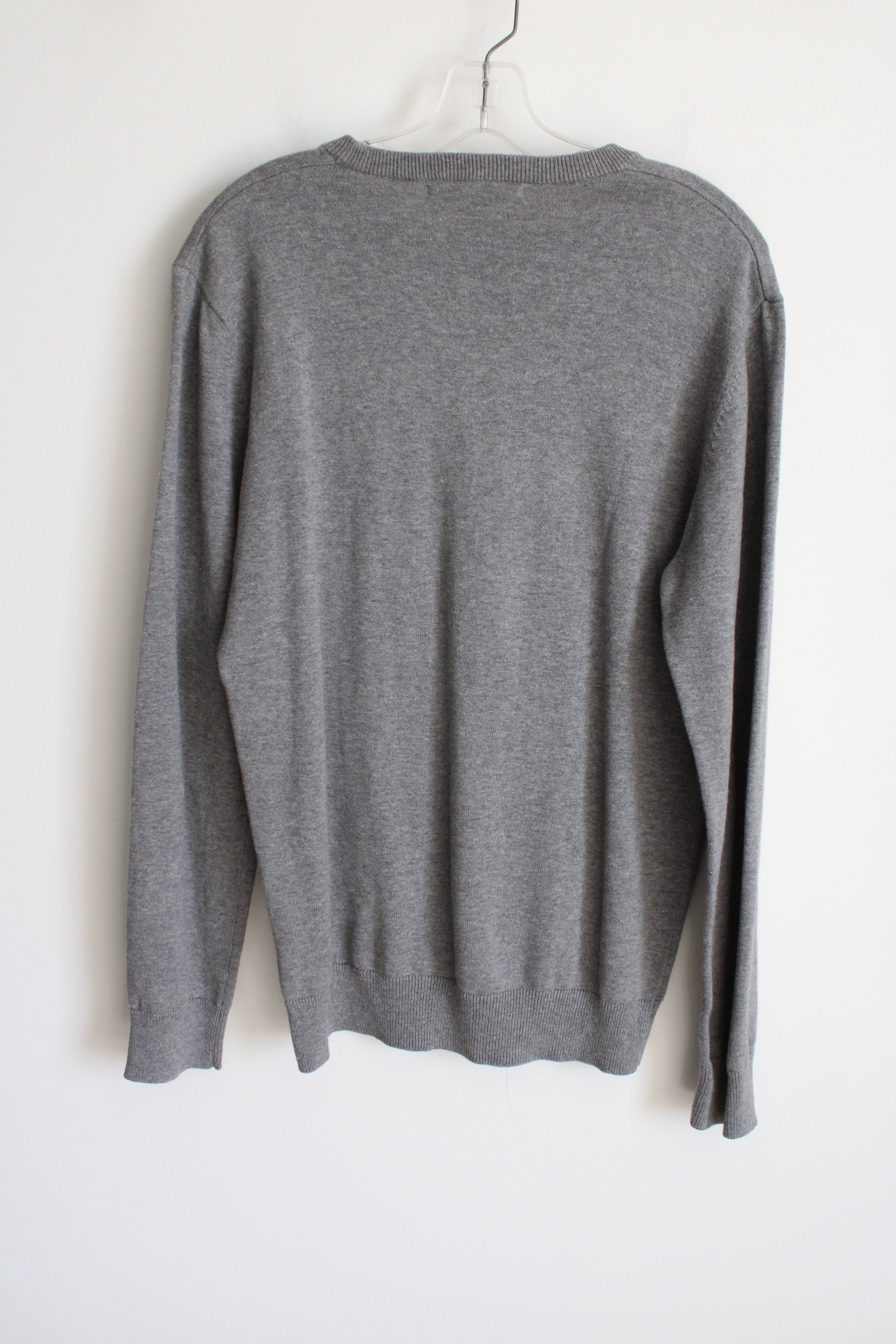 Old Navy Gray Argyle Sweater | M