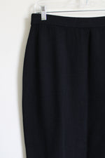 St. John Basics By Marie Gray Black Knit Skirt | 12