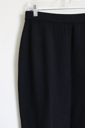 St. John Basics By Marie Gray Black Knit Skirt | 12