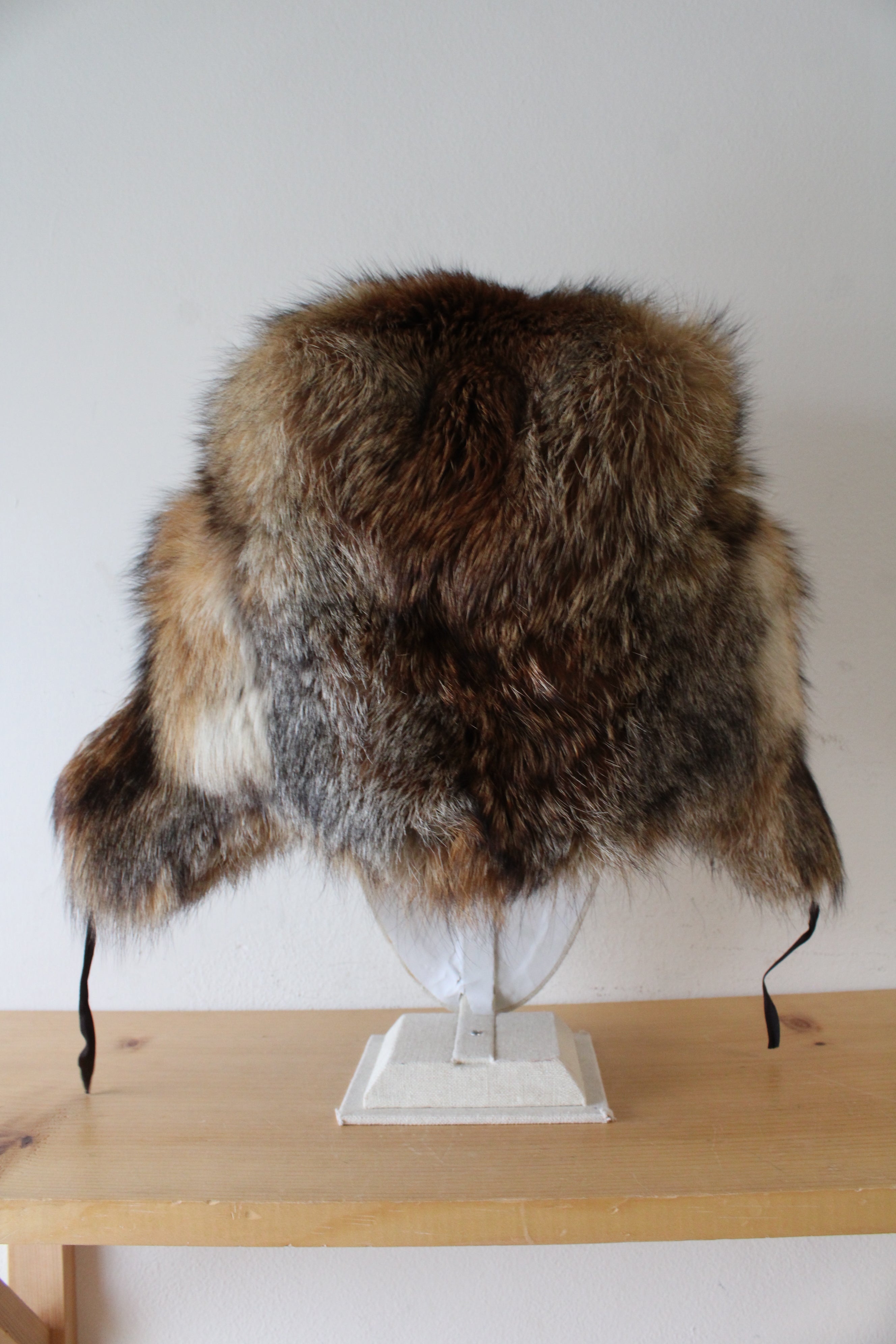 Russian Wolves Fur Trapper Hat